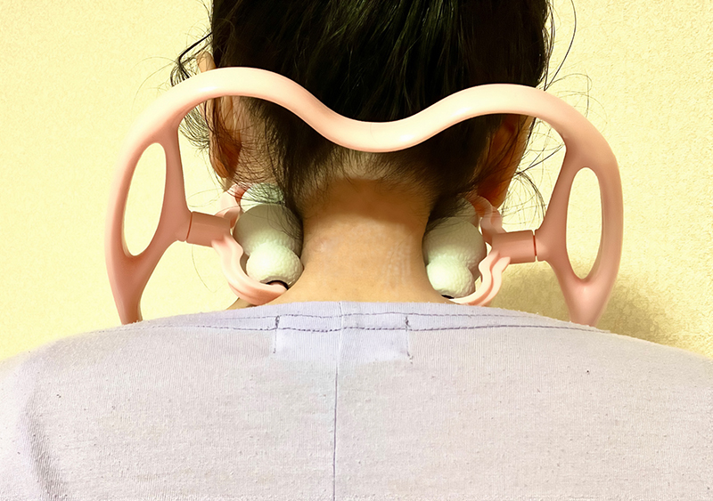 首のマッサージ