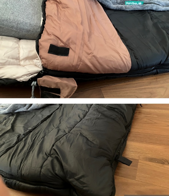 Ｂｅａｒｓ　Ｒｏｃｋ　-３０度　封筒型ワイドシュラフ　Ｂｅａｒｓ　Ｒｏｃｋ　くるむん　ボアフリース